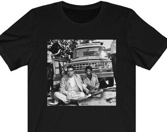 Bernie Sanders Arrest Photo Seated Police Car |RESIST| Civil Rights Tee T-Shirt, Fair Trade