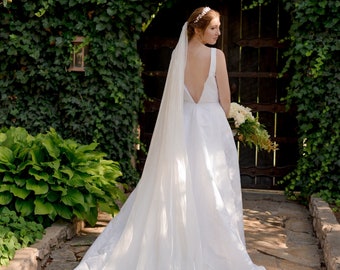 Light Weight Organza Veil- Tulle Alternative- CARA