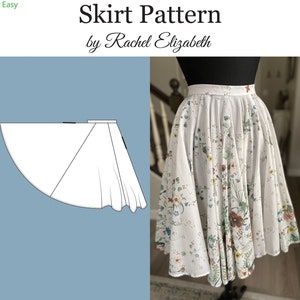 circle skirt pattern size 6