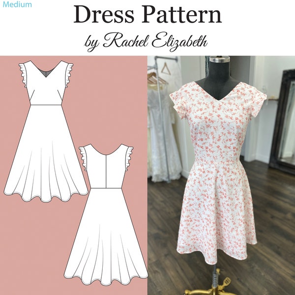 Modest Dress Pattern - Etsy