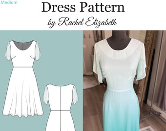 Modest Dress Pattern - Etsy