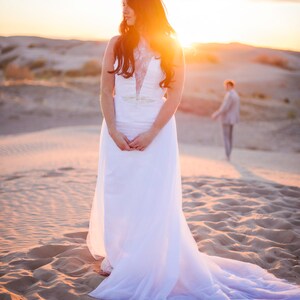 Tüll und Spitzenkleid / Hochzeitskleid Musterverkauf Heather Bild 8