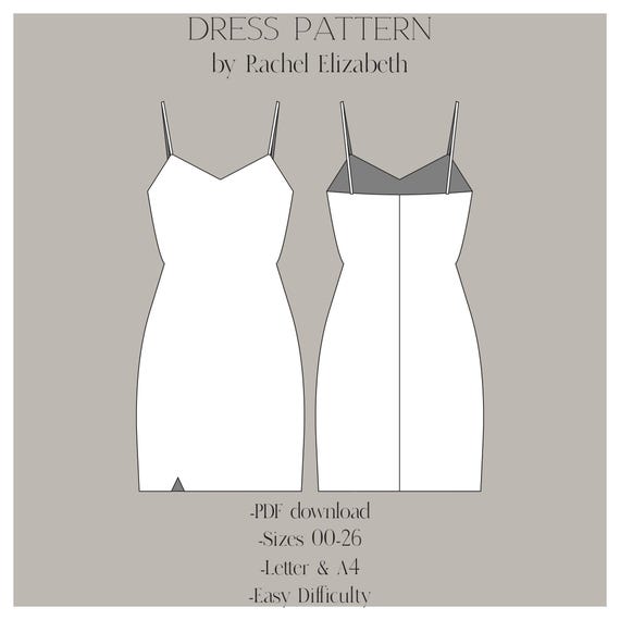 fitted mini dress pattern Sewing Tutorial Fitted Mini Dress + Sewing Pattern