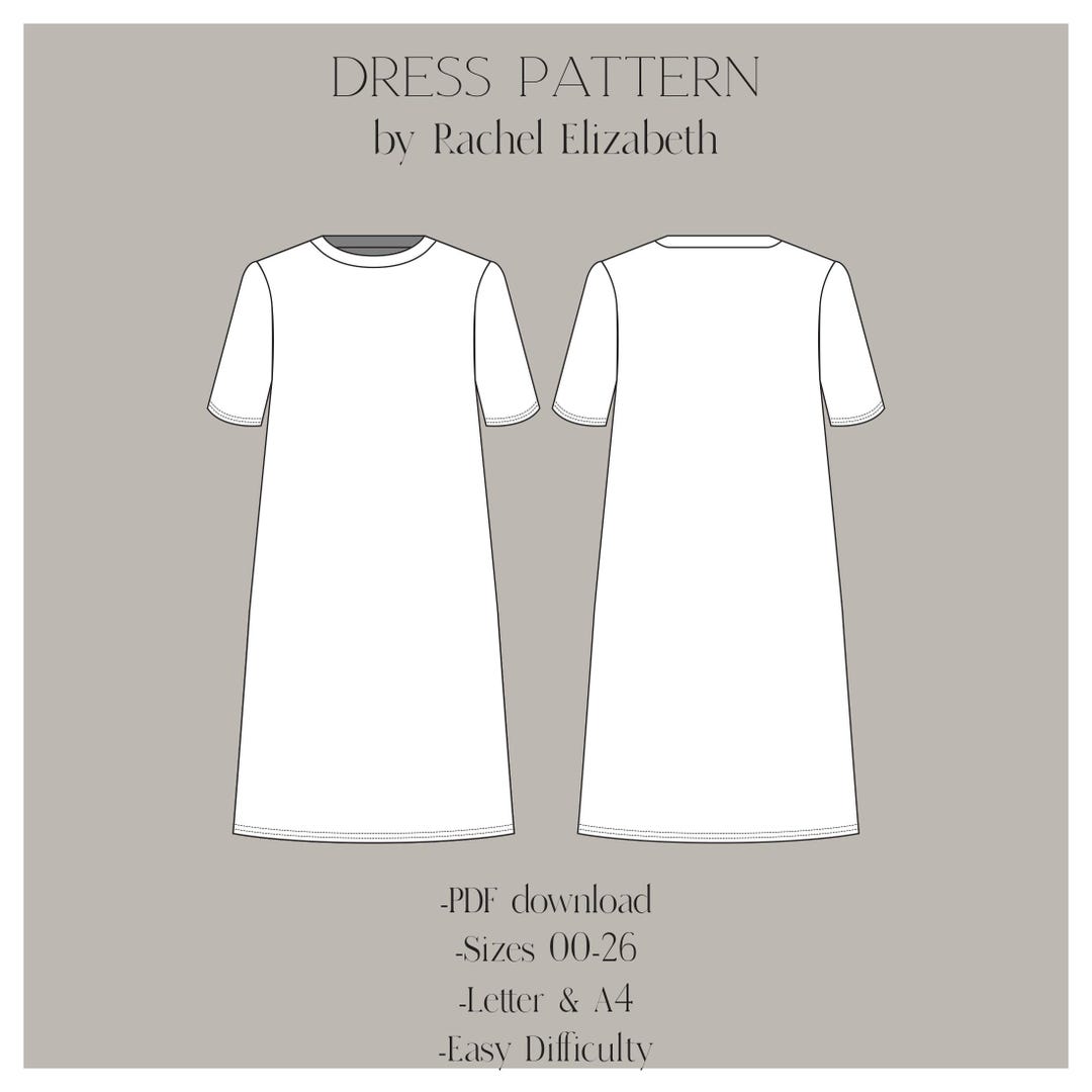 pattern t shirt dress How to Make a T-Shirt Dress
