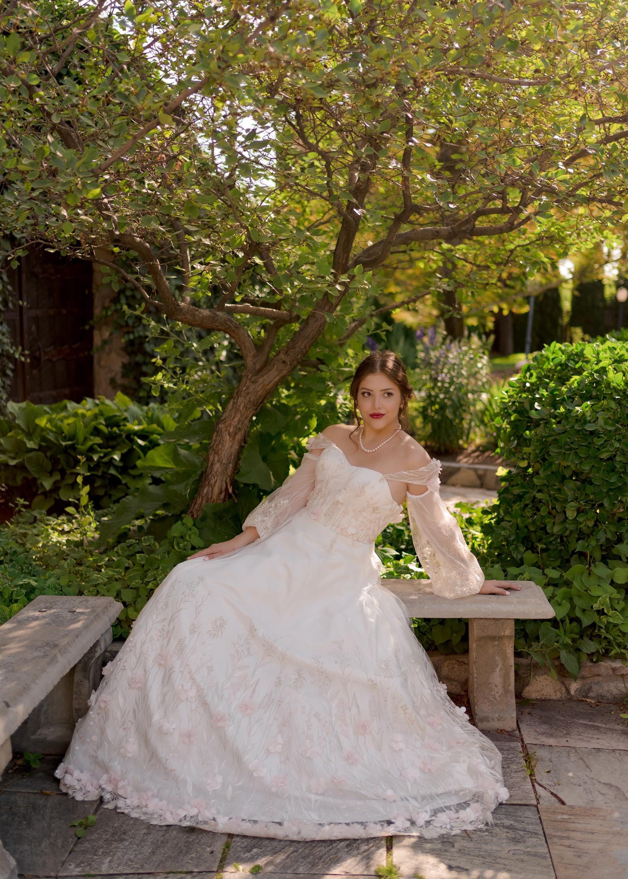 a line wedding dresses under 500 Simple Long Bridal Gown A Line Wedding Dress main image 1