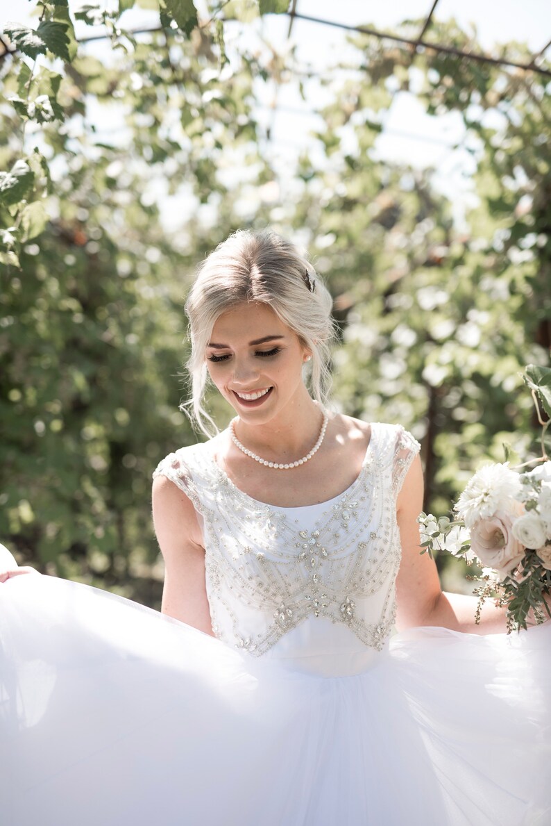 Rhinestone and Tulle Ball Gown Wedding/Prom Dress Sample Sale Georgia image 2