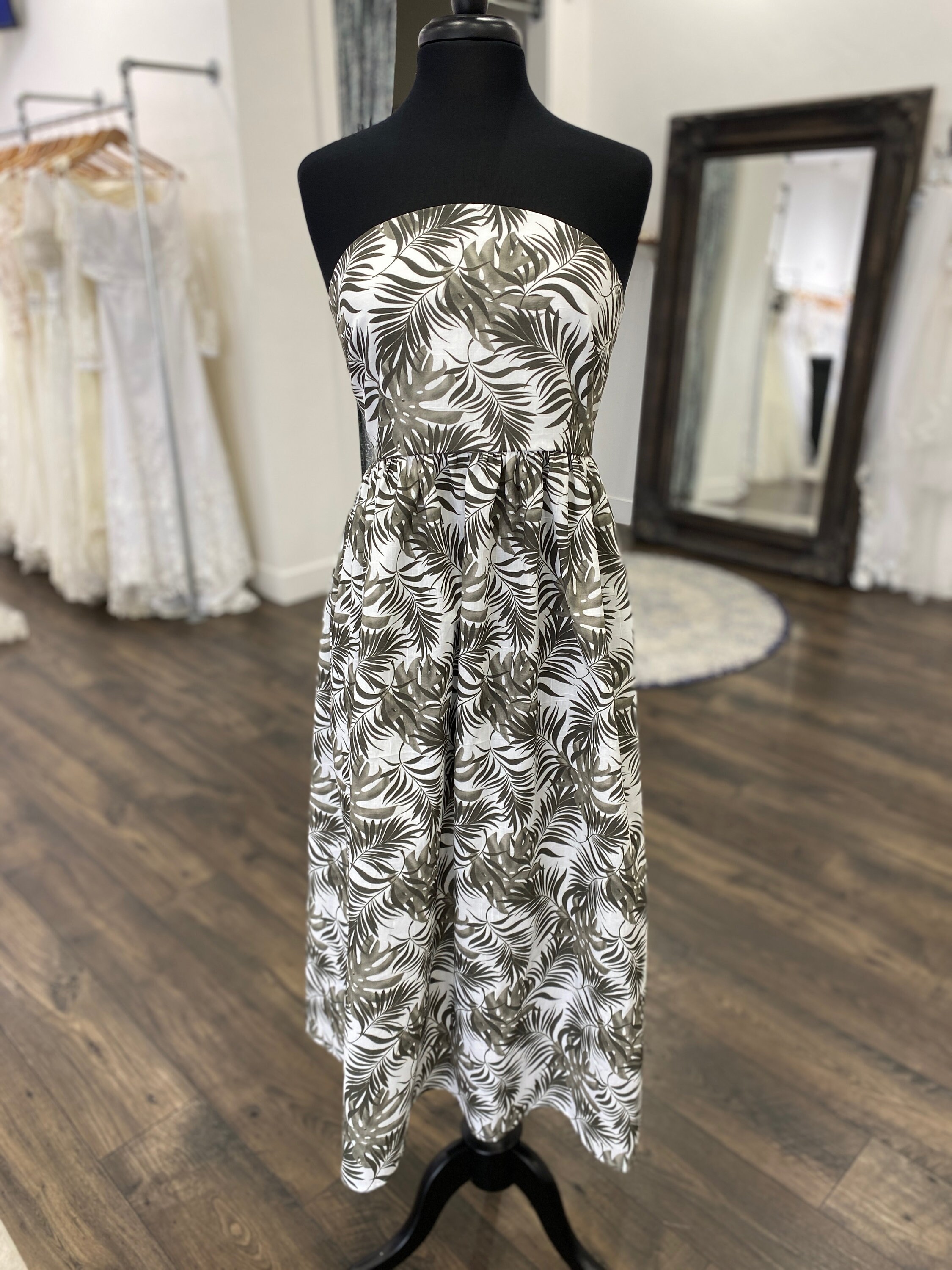 strapless empire waist dress pattern Sparkly Green Sequin Lace Prom Ball Gown Princess Dress with 3/4 Puff –  Viniodress main image 0
