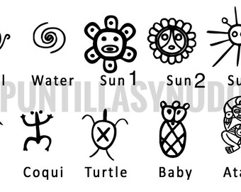 Taino Symbols Etsy