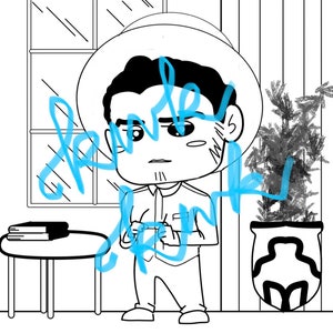 Hasan Piker coloring book, 18 pages