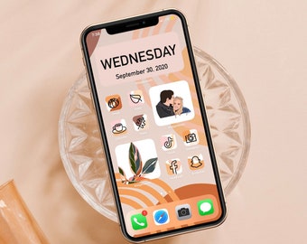Herbst ästhetische iOS14 Widget Fotos + Wallpaper | Halloween iOS14-Symbole