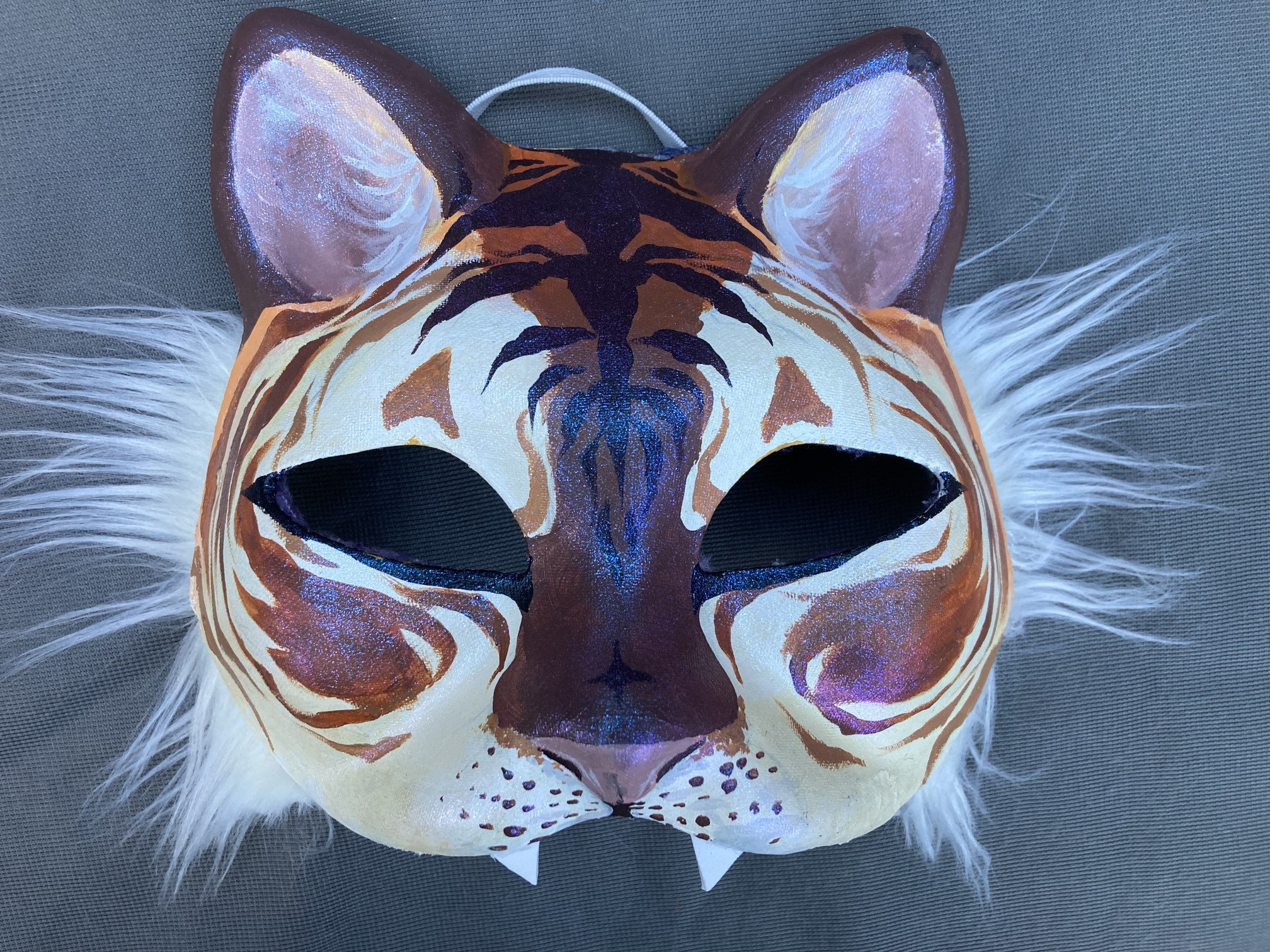 Tiger therian mask  Tiger mask, Cat mask, Lion mask
