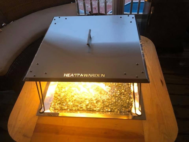 Heat Warden USA Made Heat Deflector/ Reflector for Fire Pits. Etsy