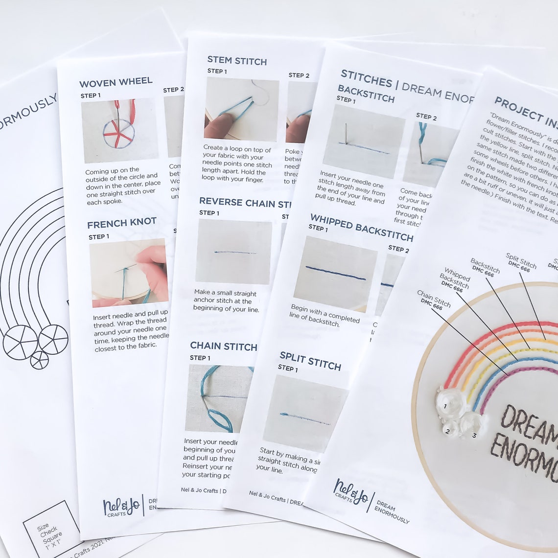 Dream Enormously Embroidery Pattern Beginner Embroidery Etsy