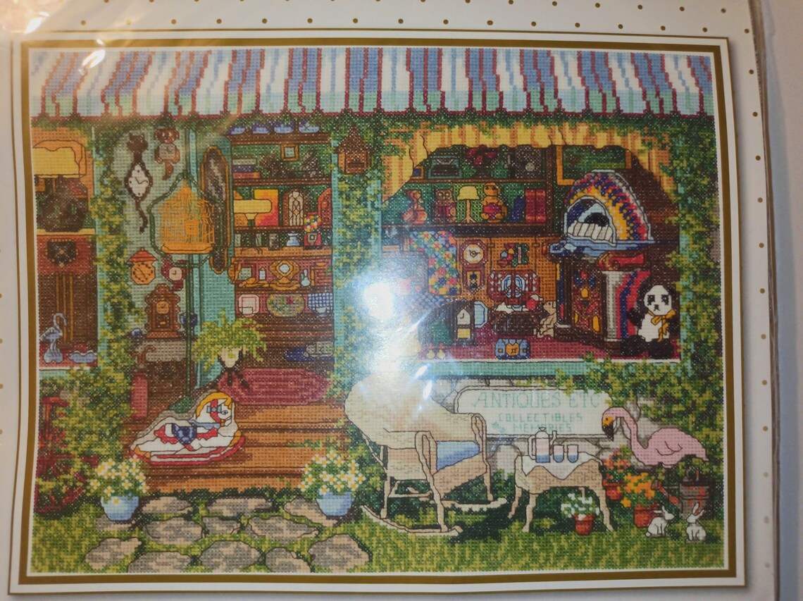 ANTIQUES Counted Cross Stitch Kit New by Design Works - Etsy.de