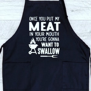 Funny apron// Aprons for men// Grilling aprons// BBQ aprons// Gifts for men/customized gifts for men/christmas gifts for men