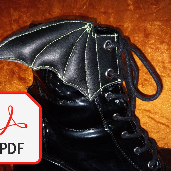 Small Bat Wing Shoe Accessories *PDF*