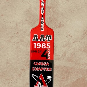 Greek Fraternity/Sorority Custom Wood Resin Paddle