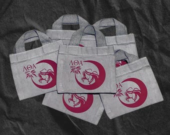 LTA Mini Totes, Lambda Theta Alpha Latin Sorority, Inc. Totes, Greek Totes