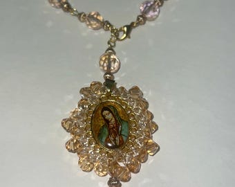 Mini Rosary|Virgen de Guadalupe Rosary|Mary Rosary