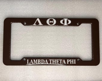 Lambda Theta Phi License Plate