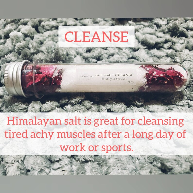 Bath Salts For Soak // For Muscle Pain Stress Body Aches Etsy