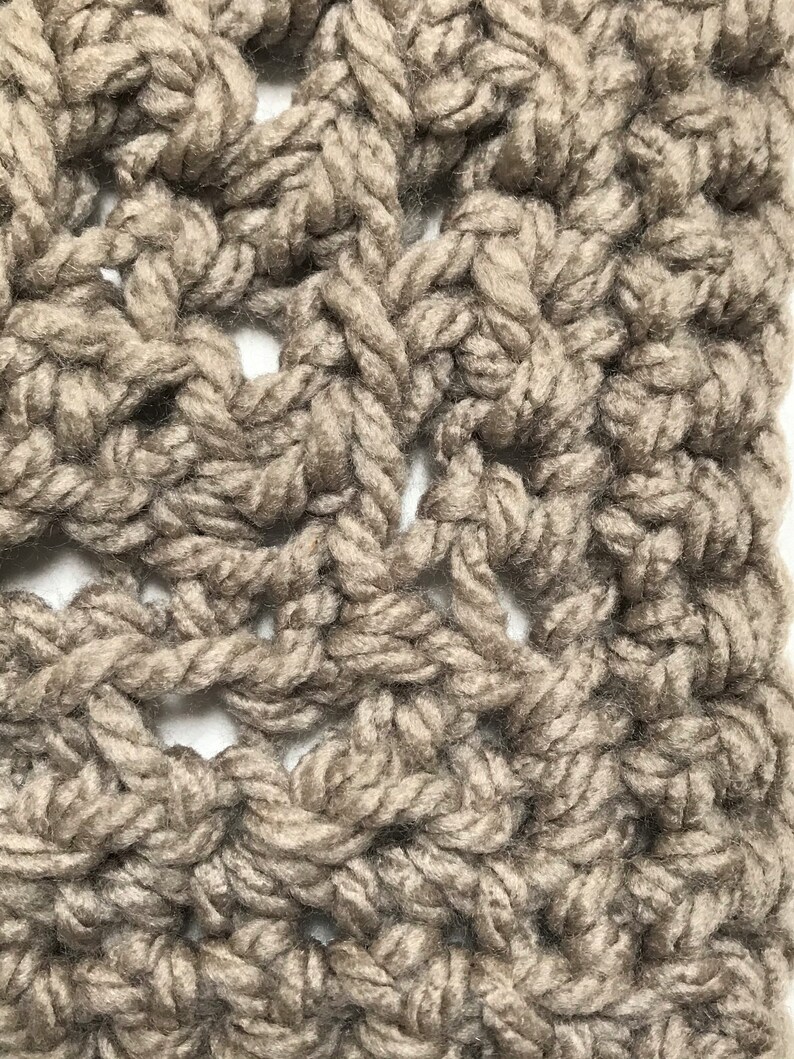 CHUNKY TAUPE THROW Etsy