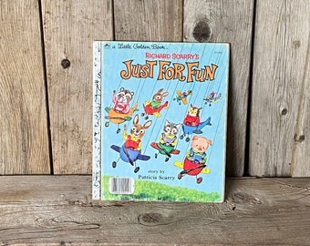 Little Golden Books / Richard Scarry / Just For Fun / 1960 Golden Books
