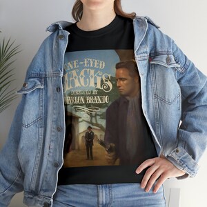 Camicia vintage retrò Giovane camicia fan art di Marlon Brando Camicia vecchia Hollywood per i fan di Marlon Brando.