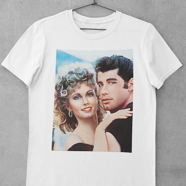 Vintage Retro Grease Classy movie John Travolta Hollywood actor fan art T Shirt Unisex Fit