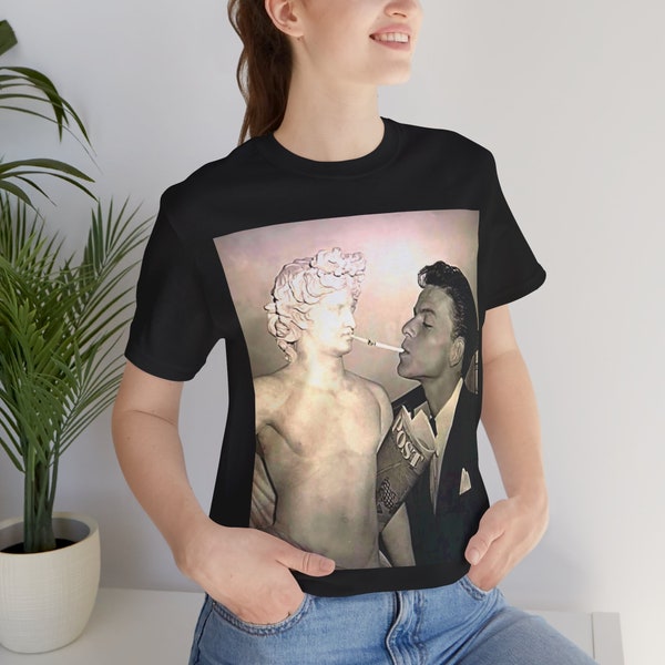 Vintage retro Old Hollywood  young Frank Sinatra Fan art Tee Shirt for swing era fans