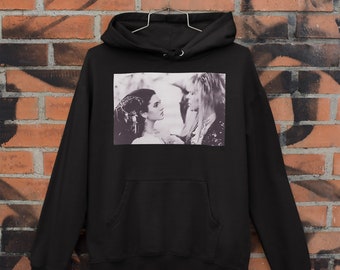 Vintage Jareth the Goblin King Labyrinth David Bowie fan art  Unisex Hooded Sweatshirt Hoodie for David Bowie fans
