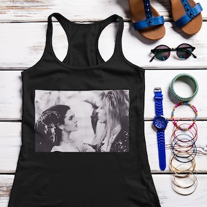 Vintage Women&#39;s Racerback Tank Jareth the Goblin King Labyrinth David Bowie fan art