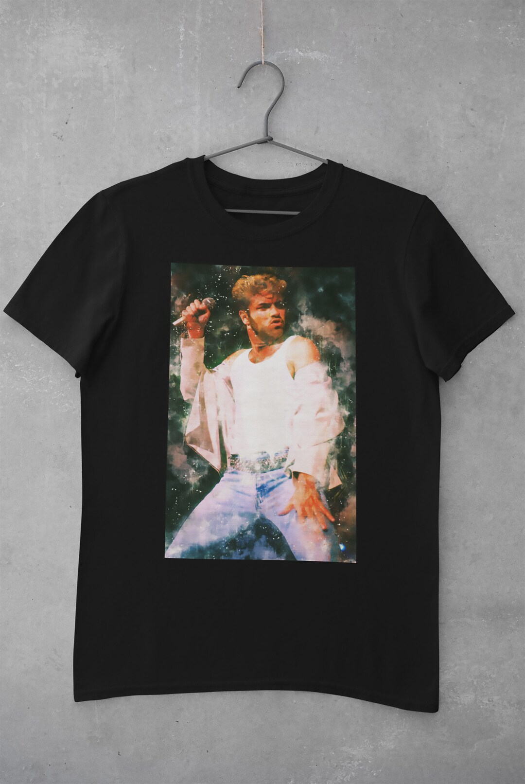 George Michael - T-Shirt Silhouette (in M
