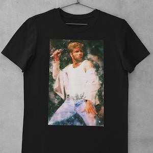 Vintage Shirt George Michael Retro Shirt Legendary pop star fan art Unisex Tee Shirt for George Michael fans