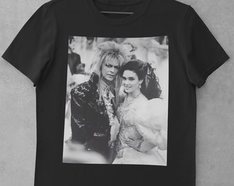 ラビリンス デヴィッド・ボウイ グラフィックTシャツ：レトロ映画