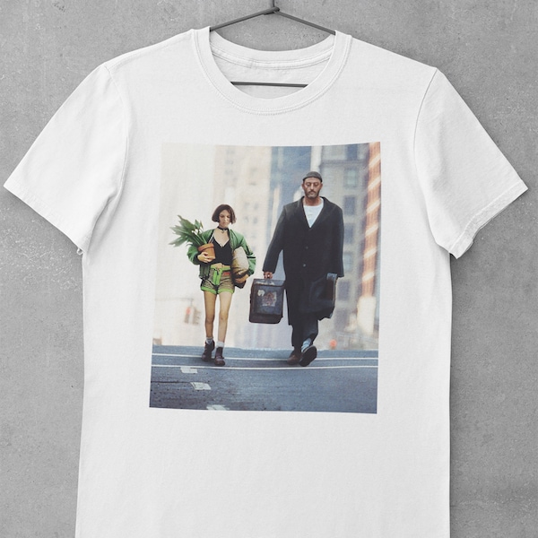 Vintage Shirt Vintage Retro Leon the Professional Natalie Portman Jean Reno movie poster Unisex Tshirt fan art