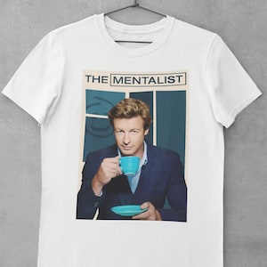 Vintage Shirt The Mentalist Patrick Jane detective series for Simon Baker Unisex fit T-shirt
