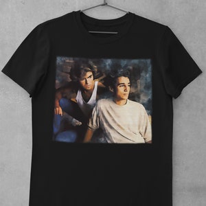 Vintage Retro Shirt Wham! British retro pop band George Michael and Andrew Ridgeley Unisex Tee Shirt