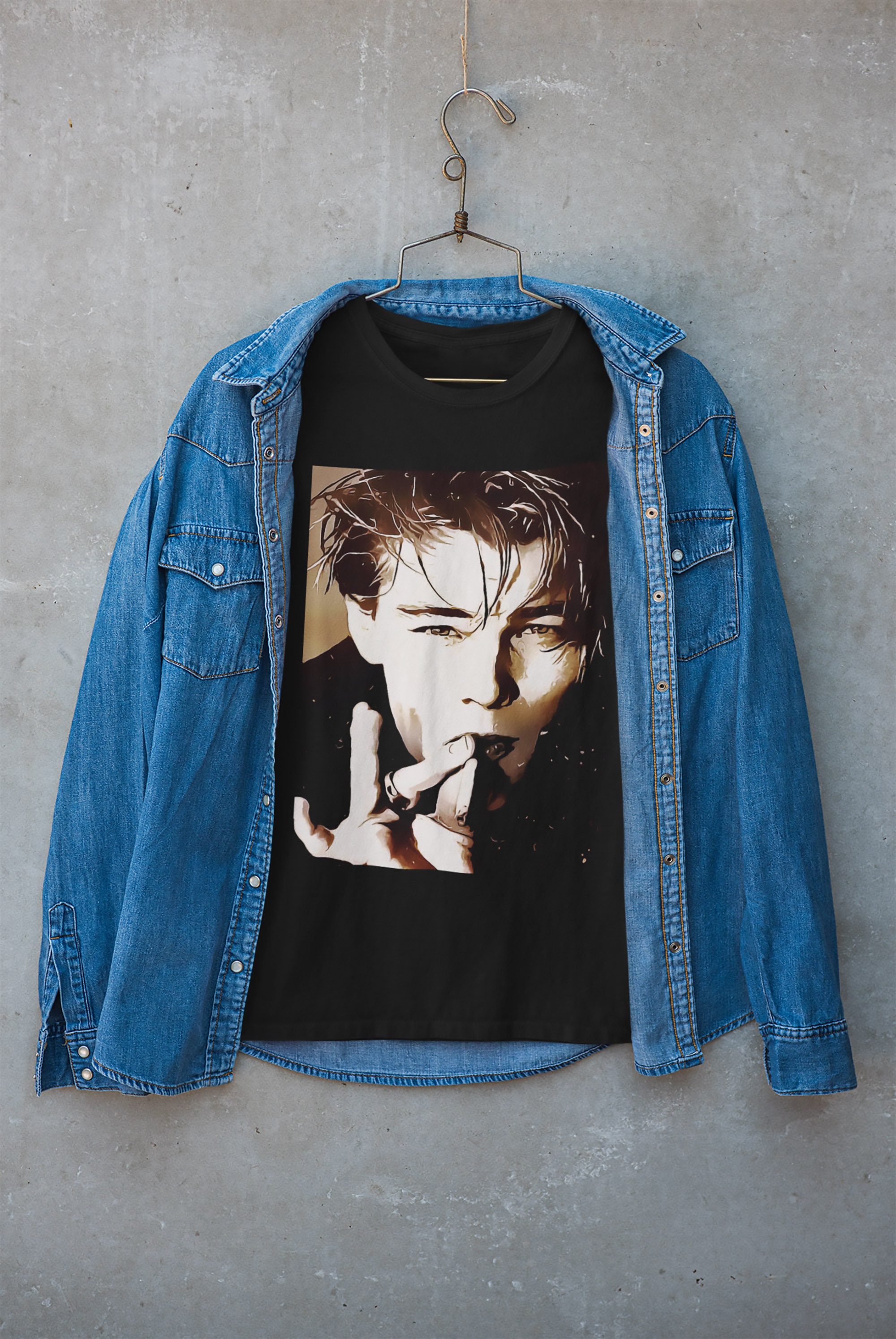 Vintage 90s Leonardo Dicaprio Leo Movie Rap Tee Rare Hype | eBay