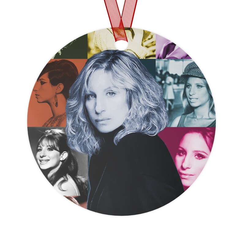 Christmas Ornament Vintage Retro Look Funny Girl Barbra Streisand