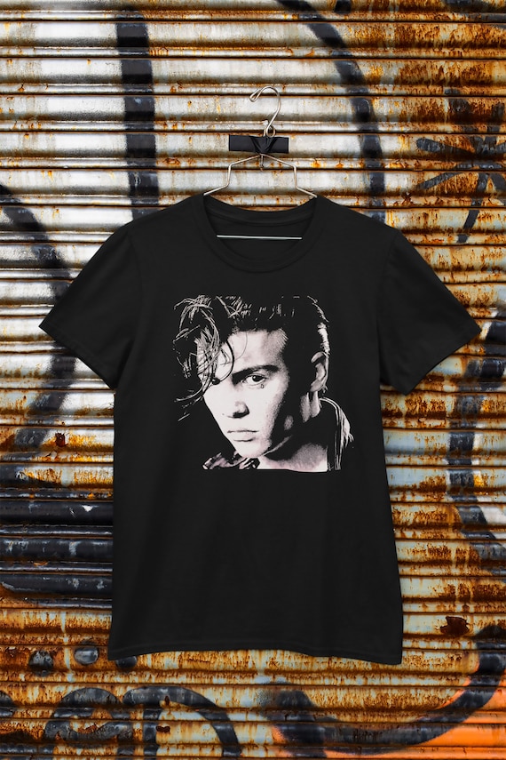 favor I første omgang Ringlet Vintage Cry-baby Johnny Depp Unisex Tee Shirt for Johnny Depp - Etsy