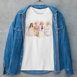 Vintage Shirt Sex and the City Carrie Bradshaw fan art Unisex Fit Tee Shirt for Carrie Bradshaw fans