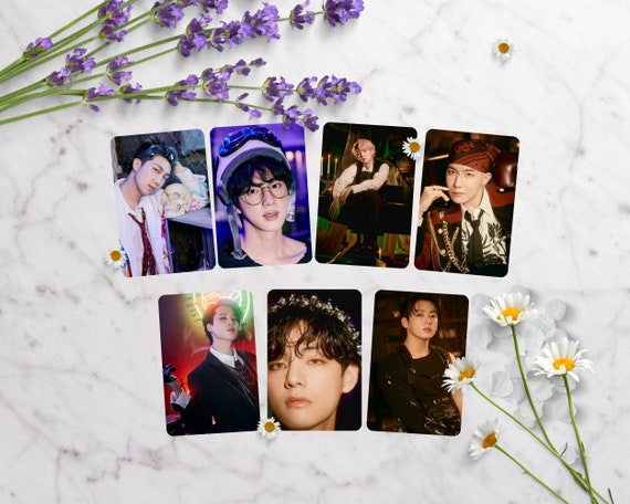 BTS 2022 Season's Greetings Photocards Preview Cuts Etsy