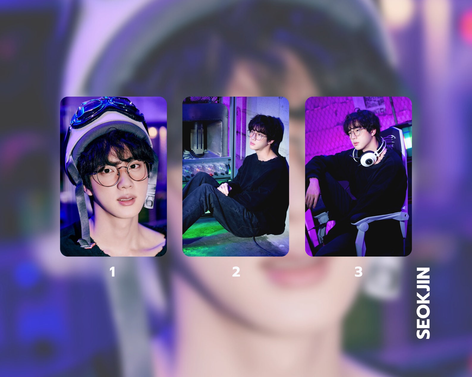 BTS 2022 Season's Greetings Photocards Preview Cuts Etsy