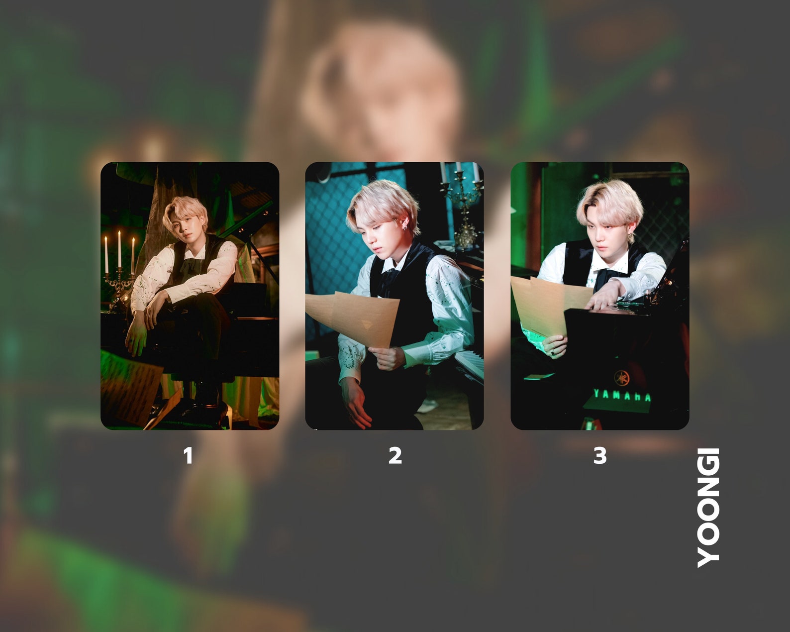 BTS 2022 Season's Greetings Photocards Preview Cuts Etsy