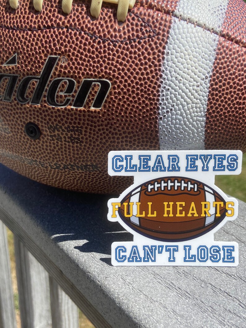 Clear Eyes Full Hearts Can't Lose Friday Night Lights Etsy