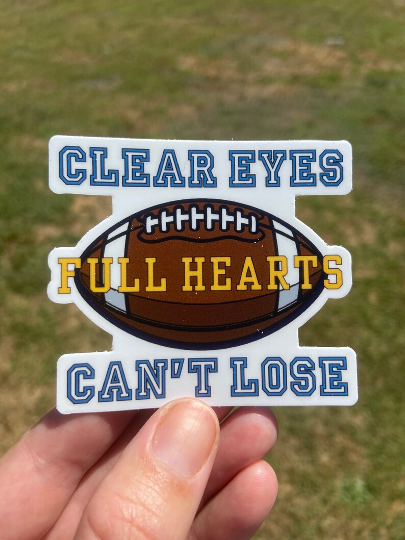 Clear Eyes Full Hearts Can't Lose Friday Night Lights Etsy
