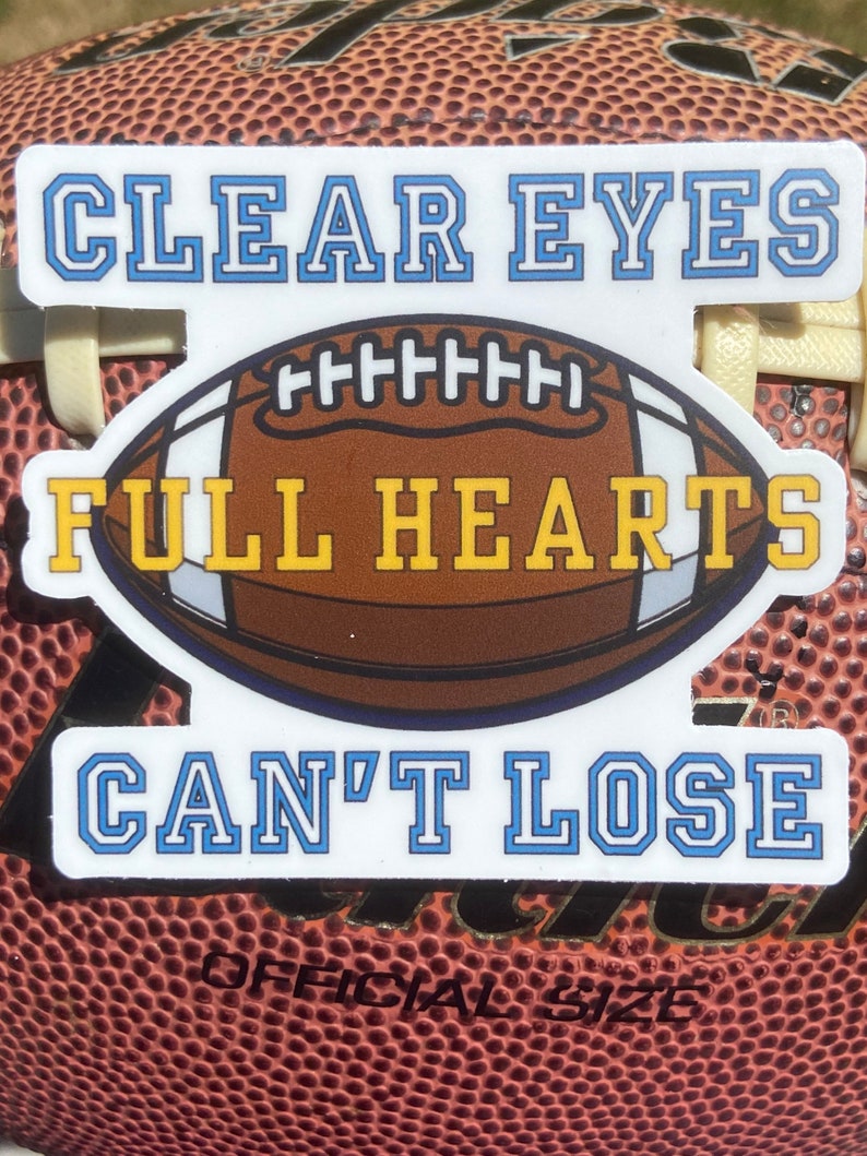 Clear Eyes Full Hearts Can't Lose Friday Night Lights Etsy