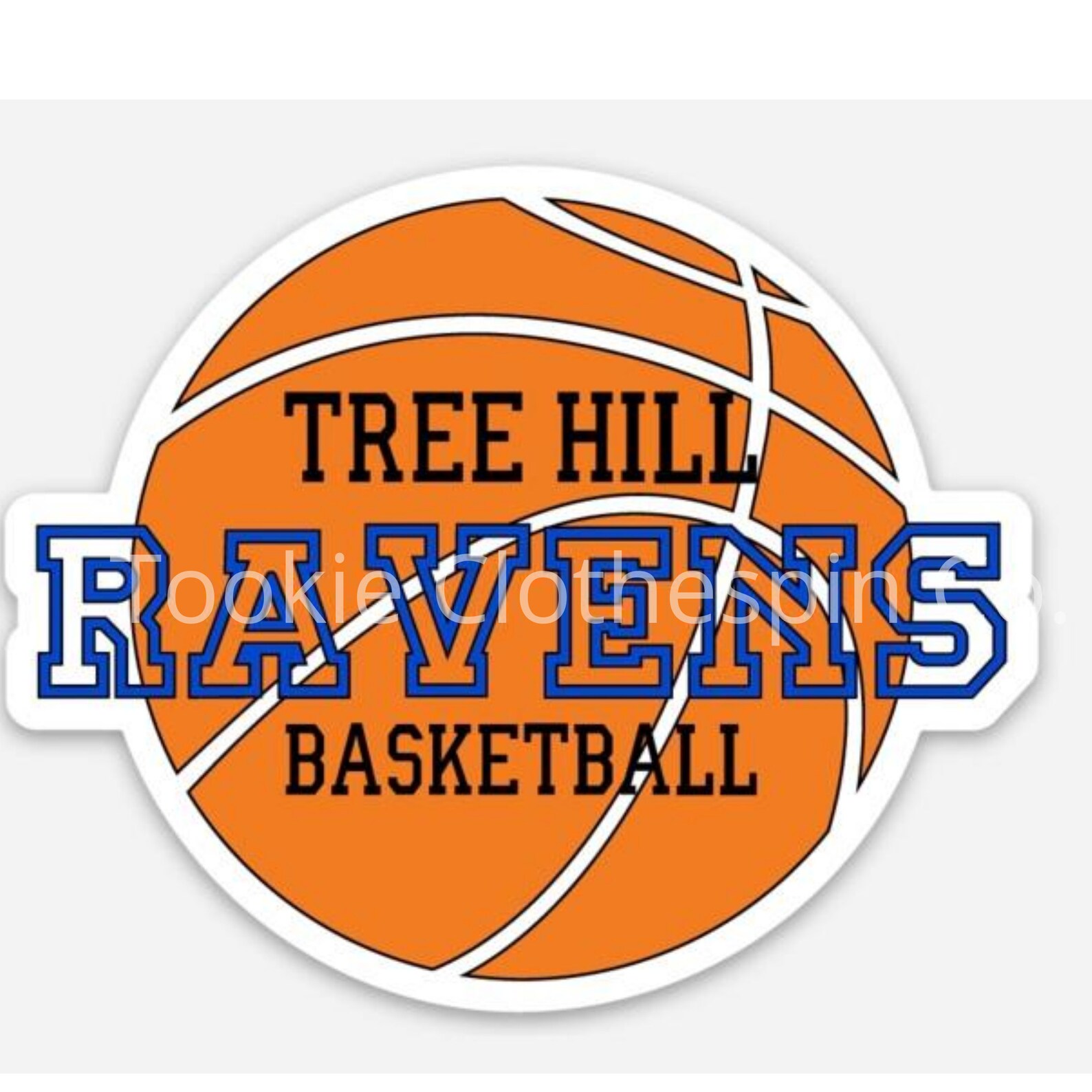 One Tree Hill Ravens Basketball Inspired Die Cut Sticker Etsy