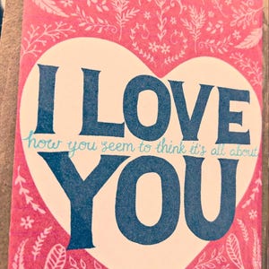 Card: “Love You”